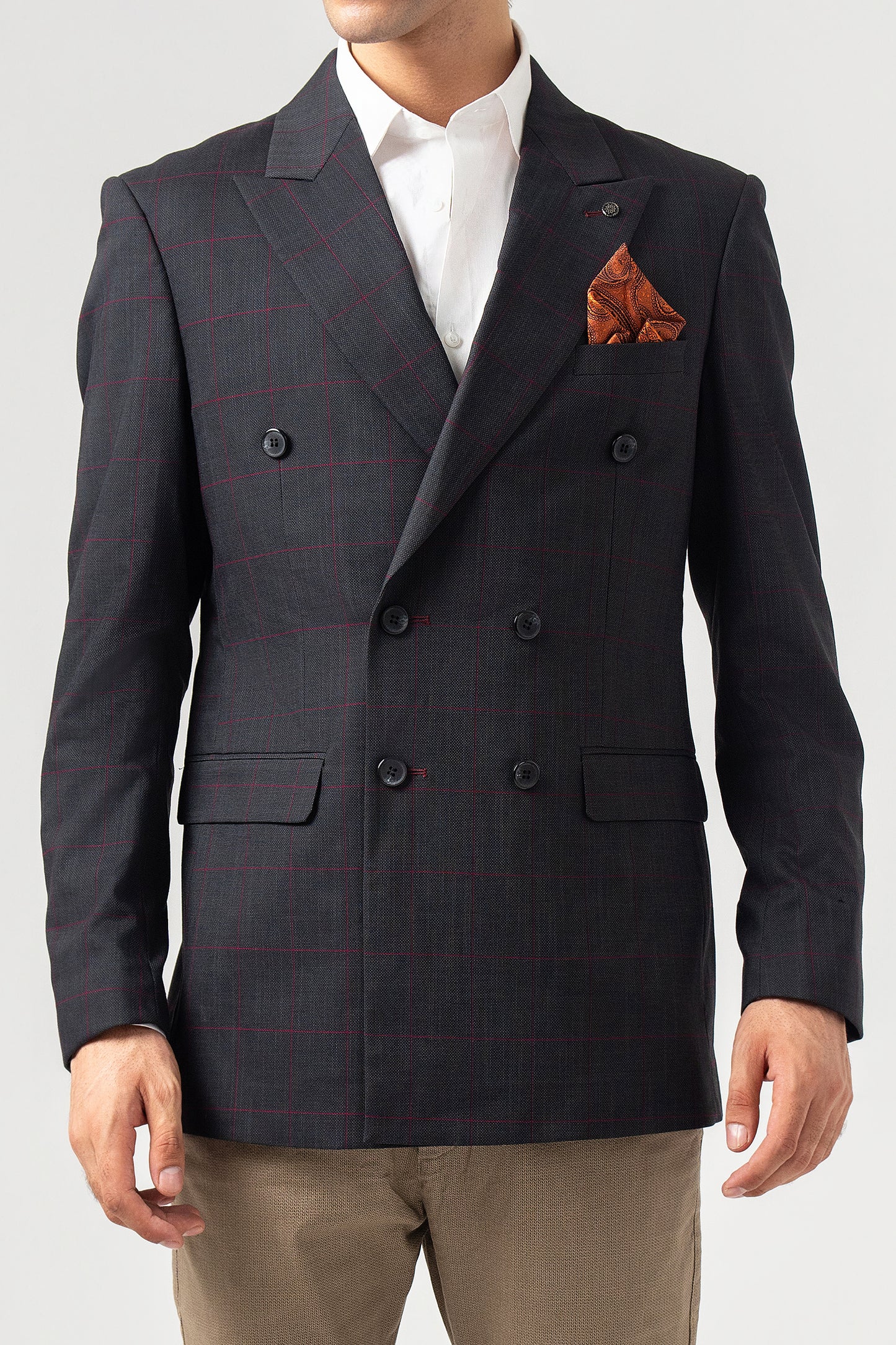Black 6 Button Blazer