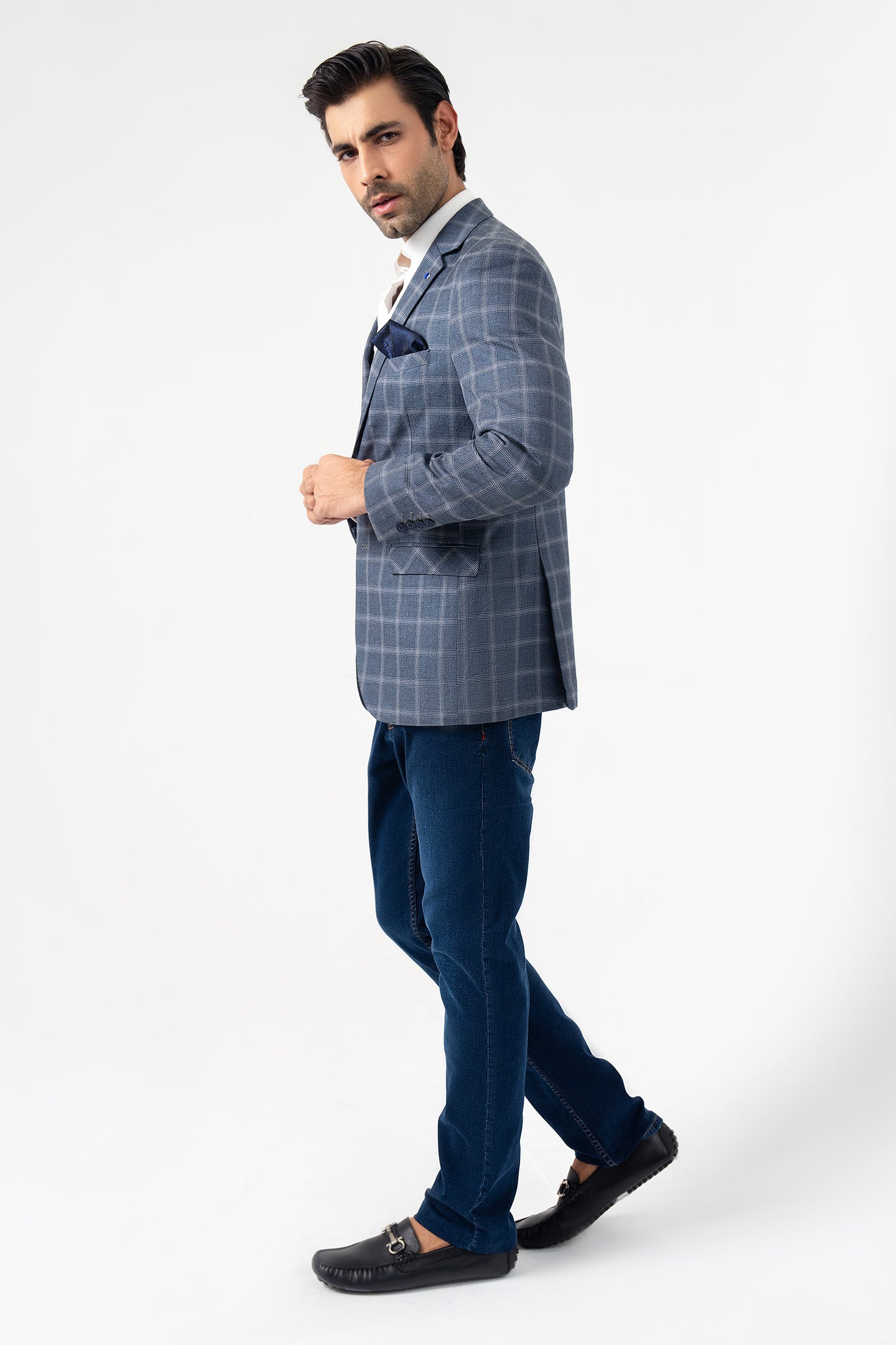 Gray 2 Button Blazer