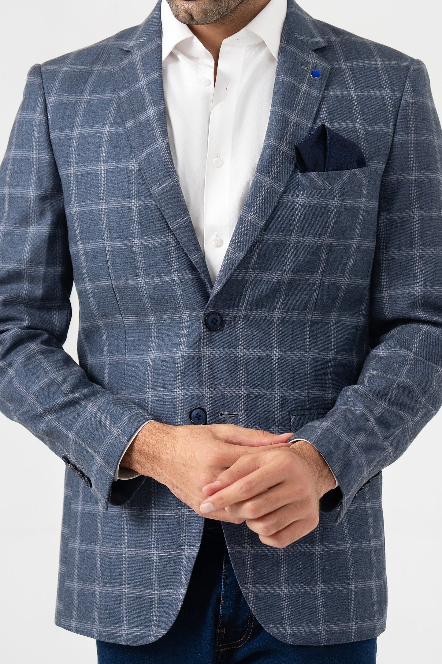 Gray 2 Button Blazer