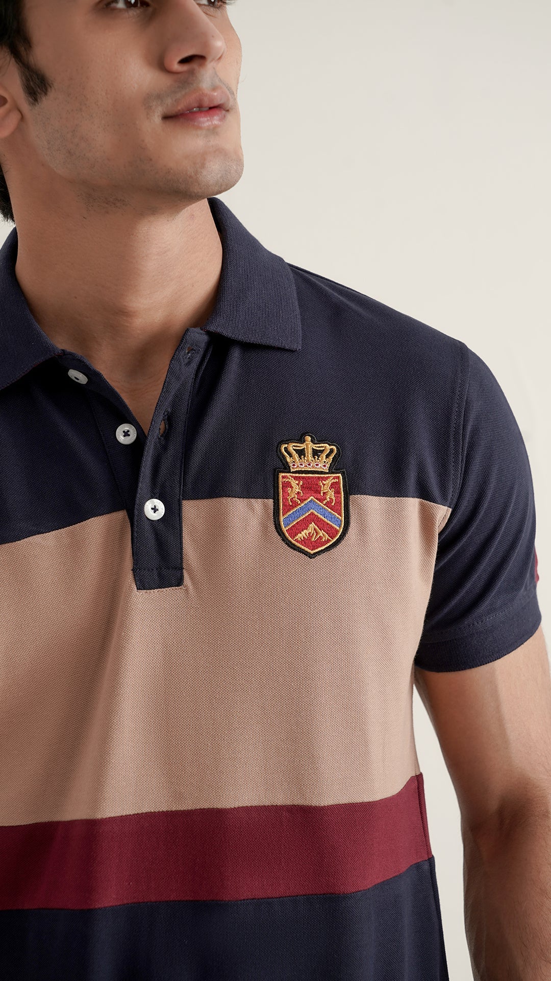 Markhor Navy Skin Fashion Pique Polo