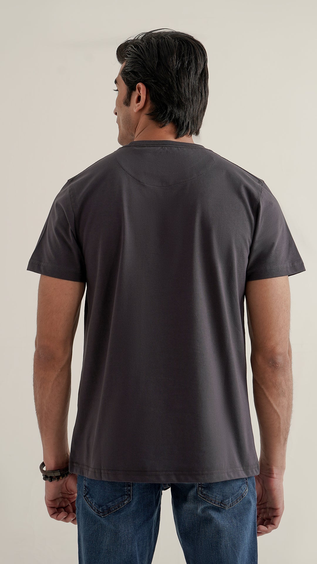 Markhor Gray Plain Jersey Crew