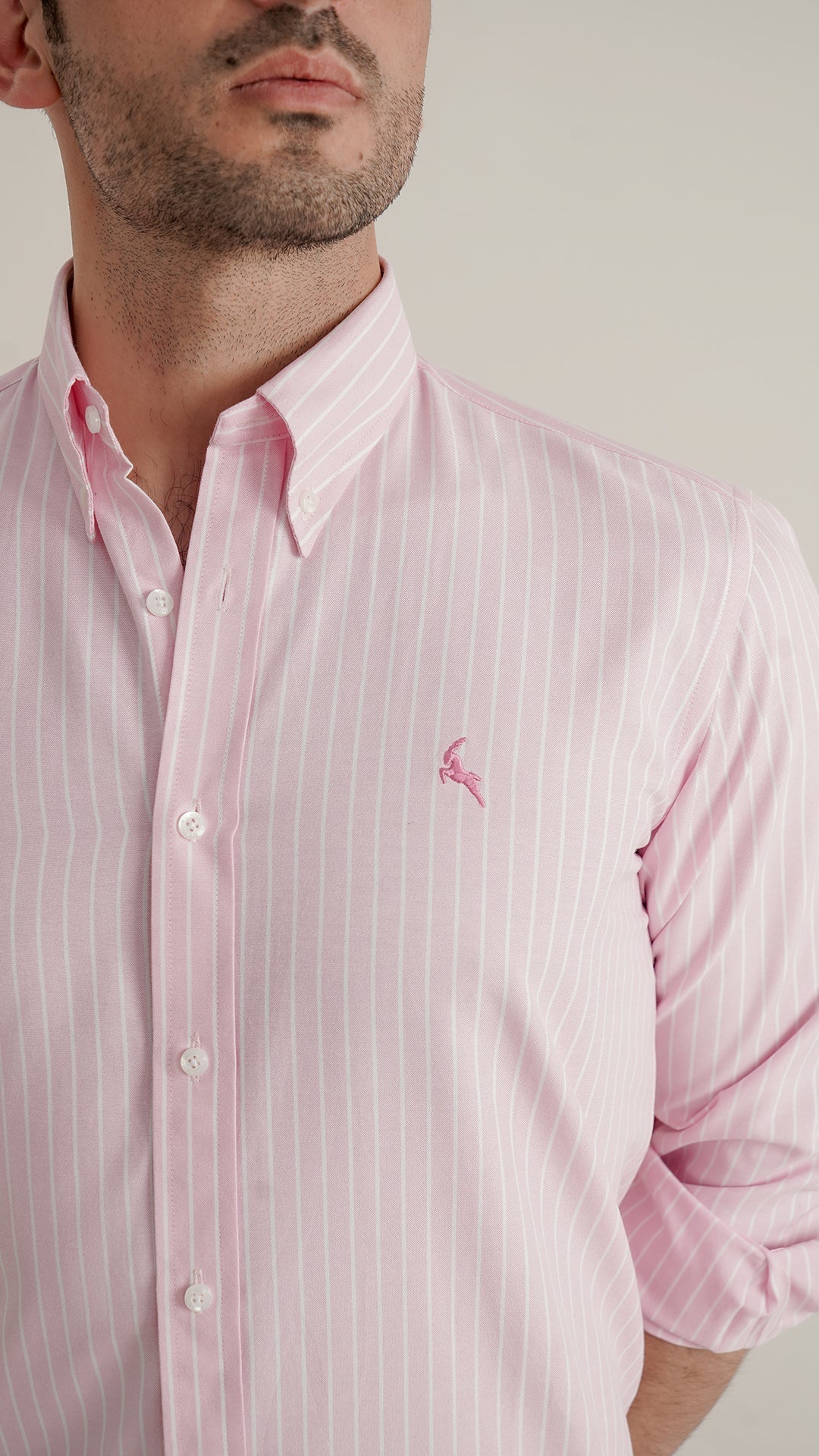 Markhor Pink Lining Oxford Signature Casual Shirt