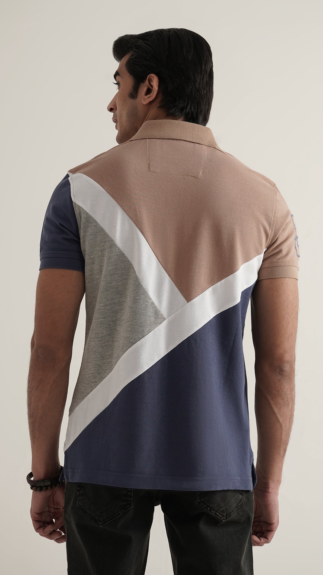Markhor Teal Skin Gray Fashion Pique Polo