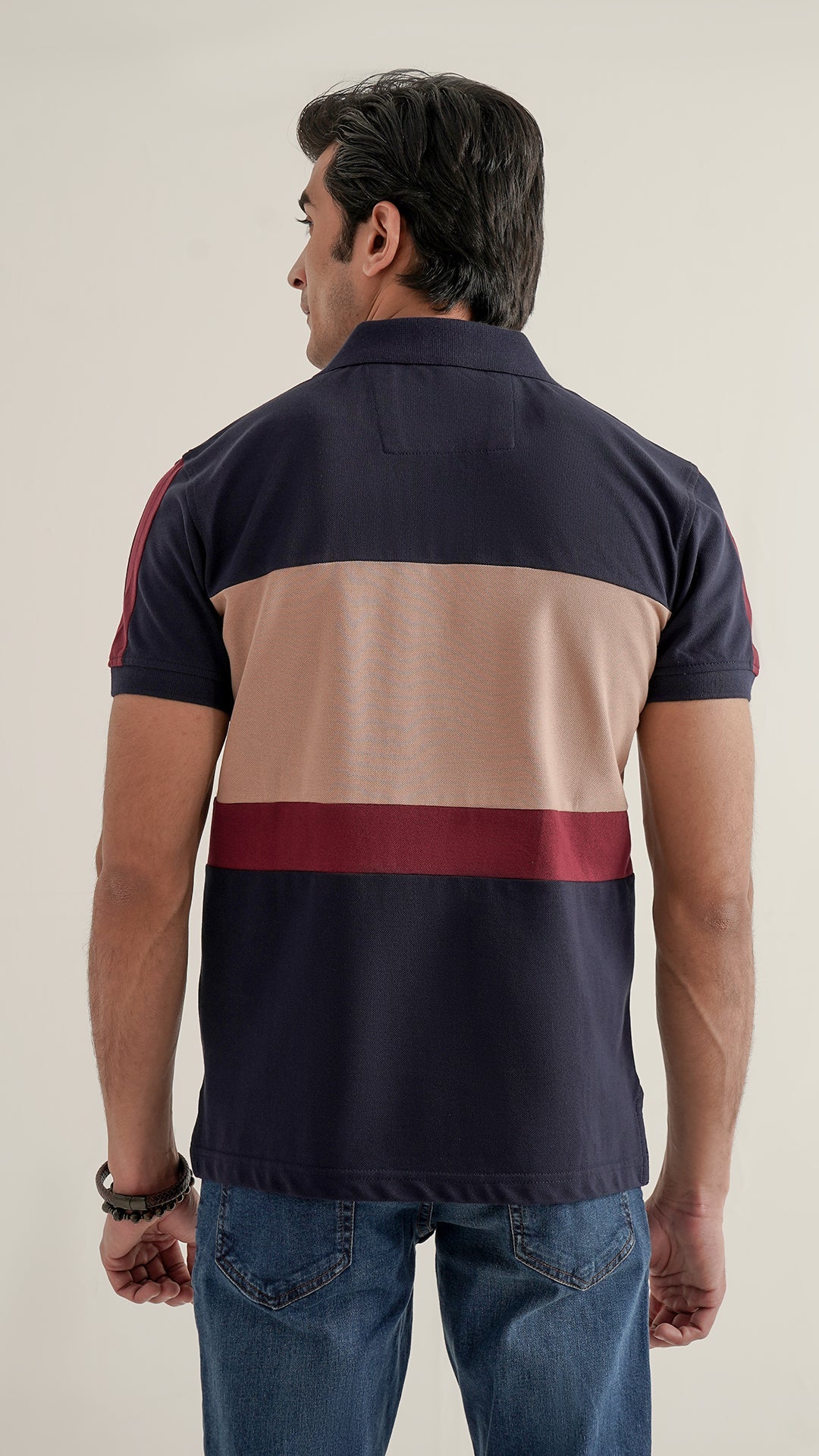 Markhor Navy Skin Fashion Pique Polo