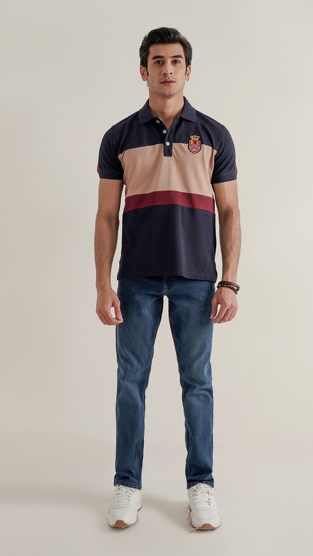 Markhor Navy Skin Fashion Pique Polo