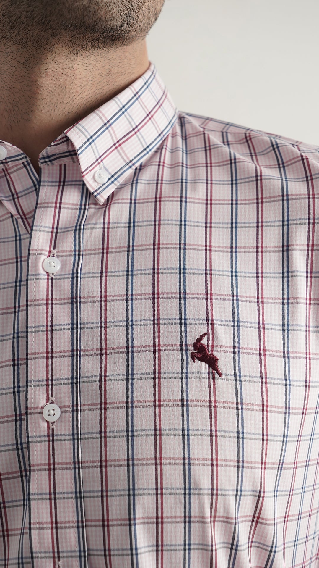 Markhor Multi Color Check Wash N Wear Signature Casual Shirt