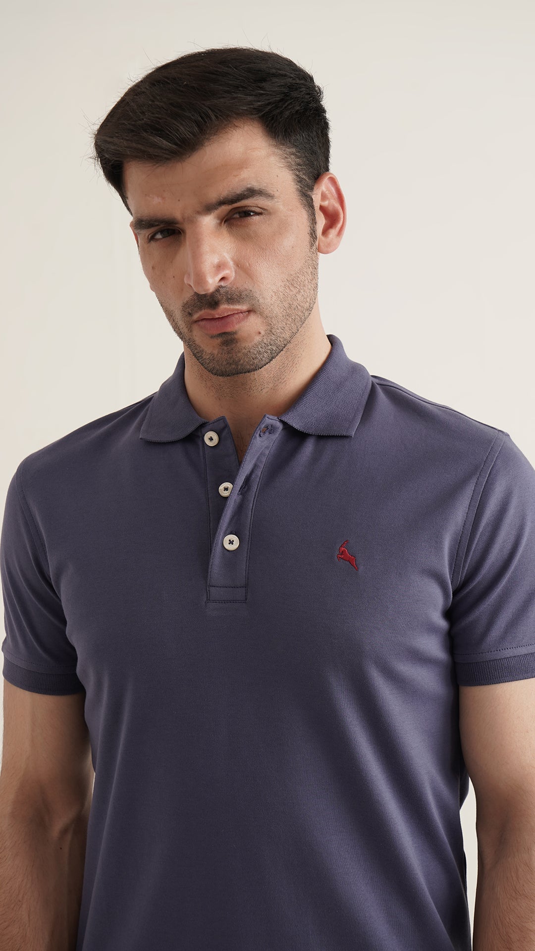 Markhor - Gold Series Teal Plain Interlock Polo