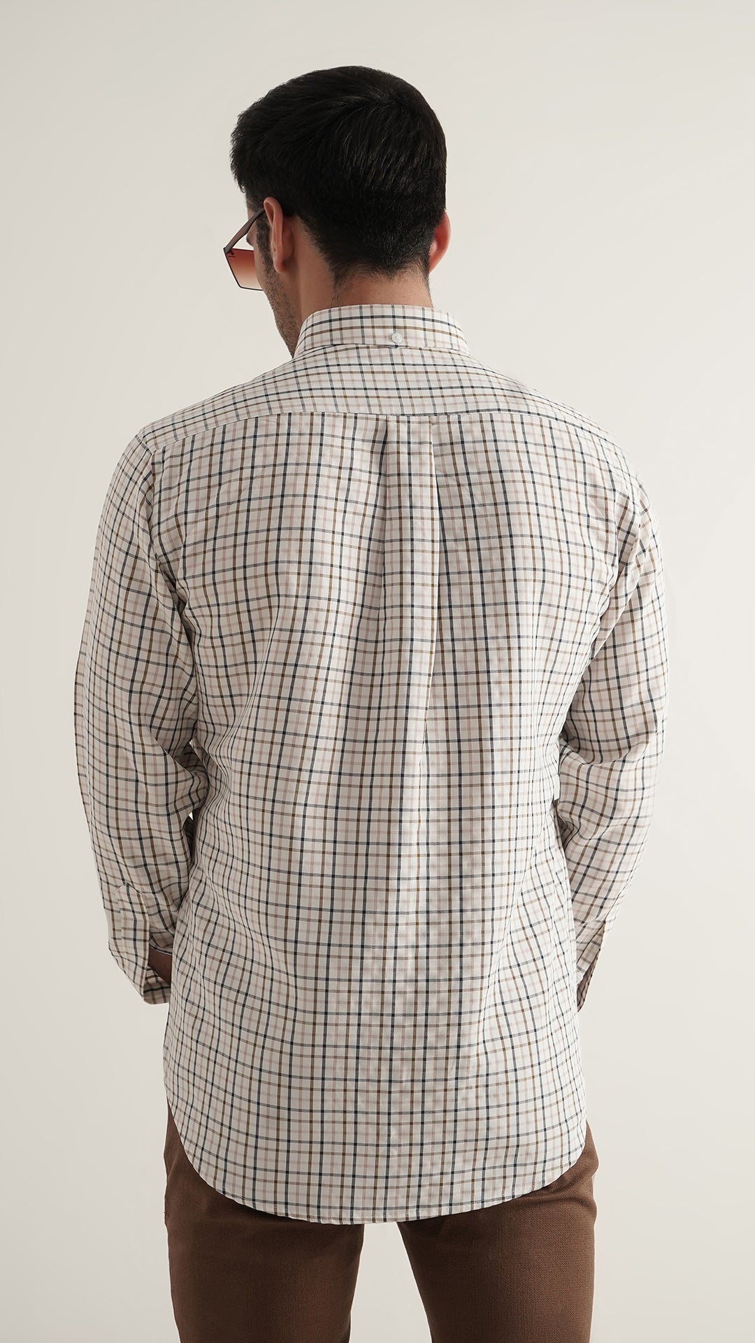 Markhor Multi Color Check Wash N Wear Signature Casual Shirt