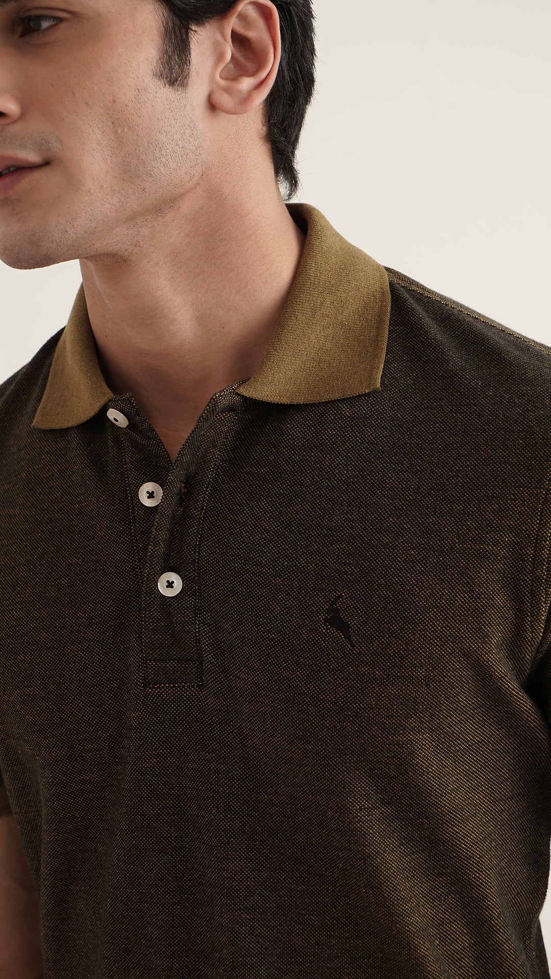Markhor - Gold Series Yellow Yarn Dyed Polo