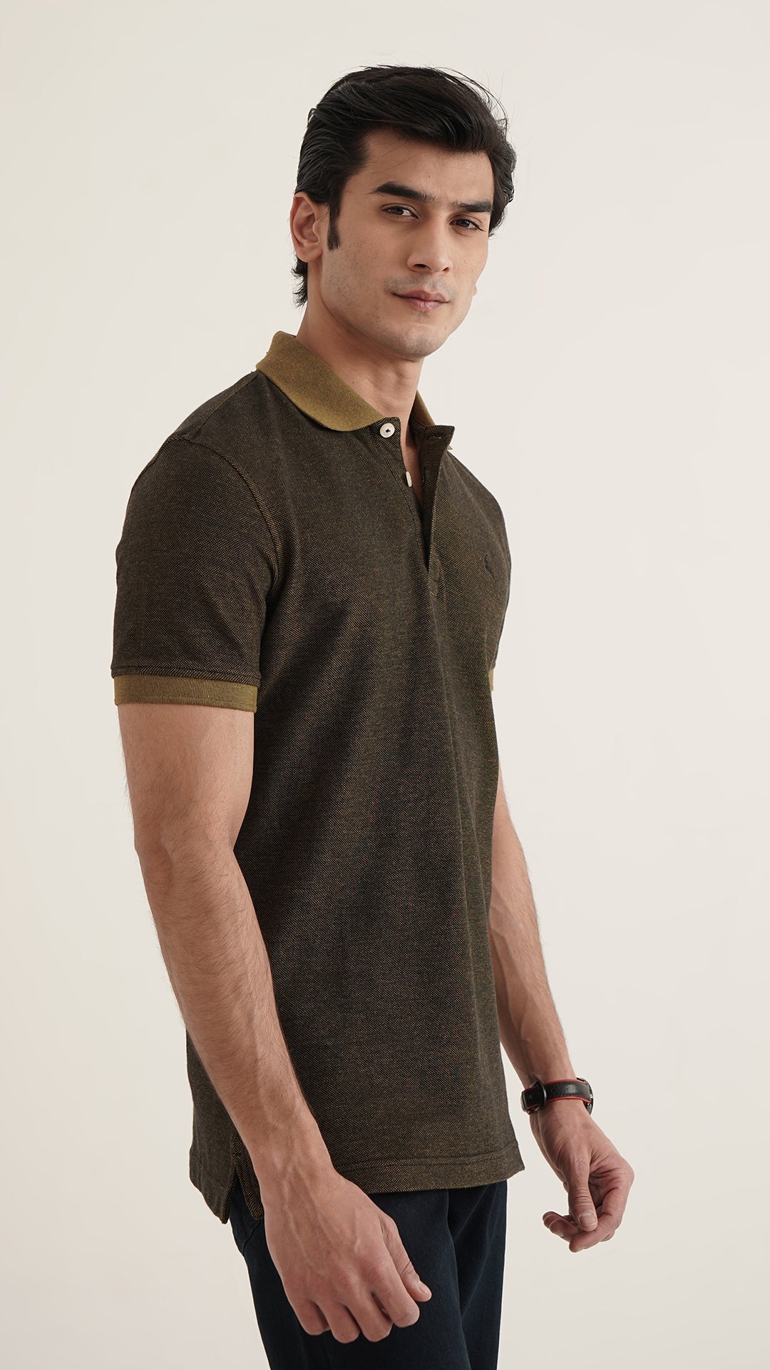 Markhor - Gold Series Yellow Yarn Dyed Polo