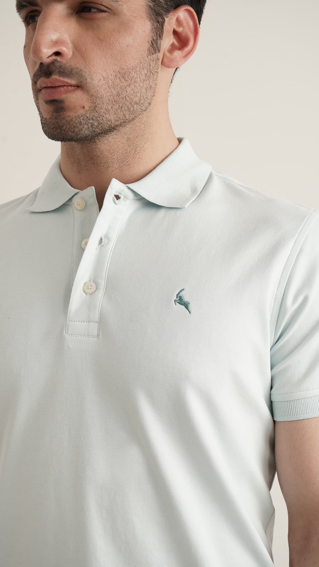 Markhor - Gold Series Sea Gree Plain Interlock Polo