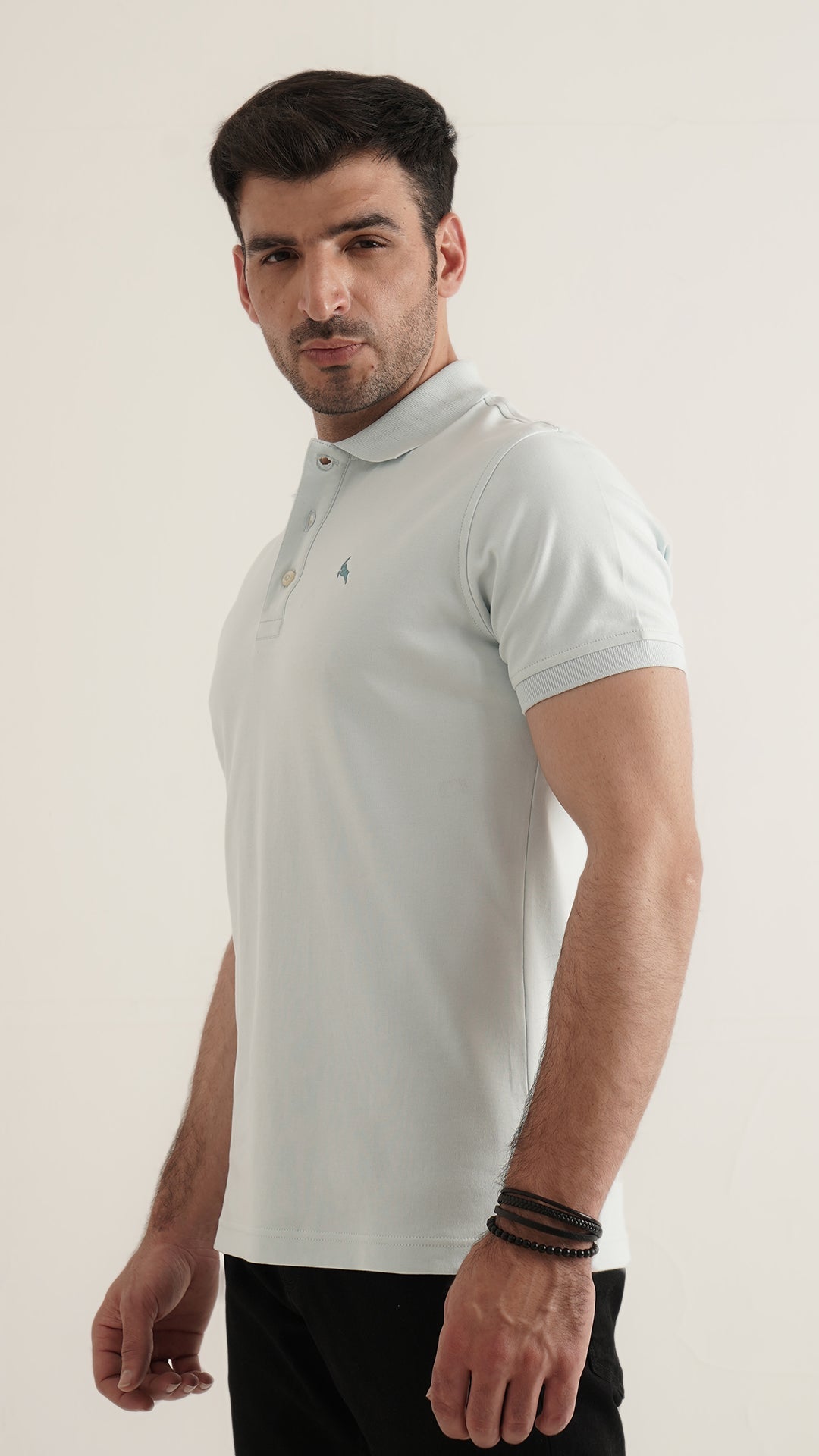 Markhor - Gold Series Sea Gree Plain Interlock Polo