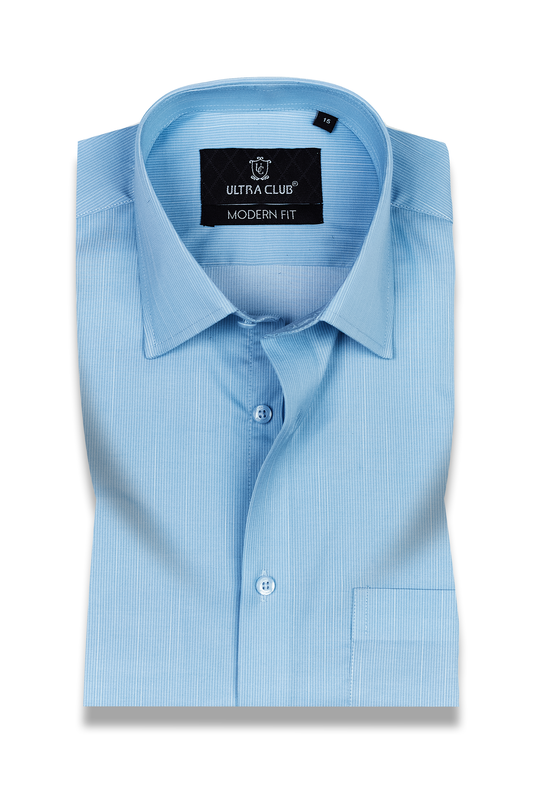 Formal Shirt Blue Striped 1195-22