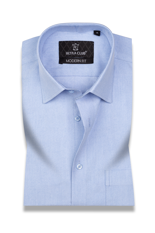 Formal Shirt Sky Blue Plain 1241-22