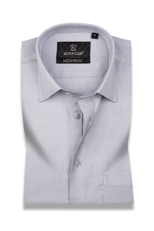 Formal Shirt Grey Self Lining 1533-22