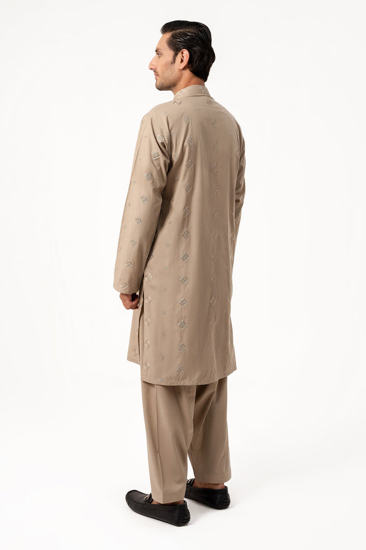 Takhleeq Embroidered Collection Light Brown 2991-2