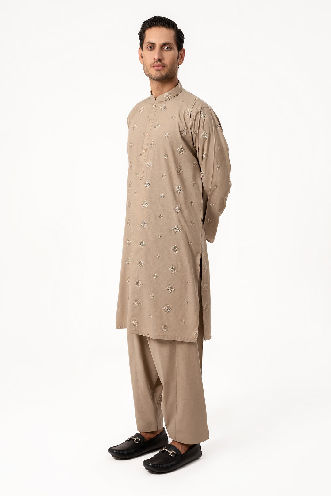 Takhleeq Embroidered Collection Light Brown 2991-2