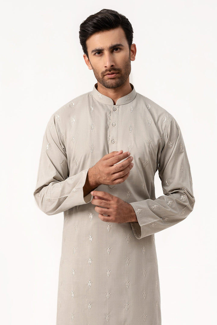 Takhleeq Embroidered Collection Light Grey 2991-2