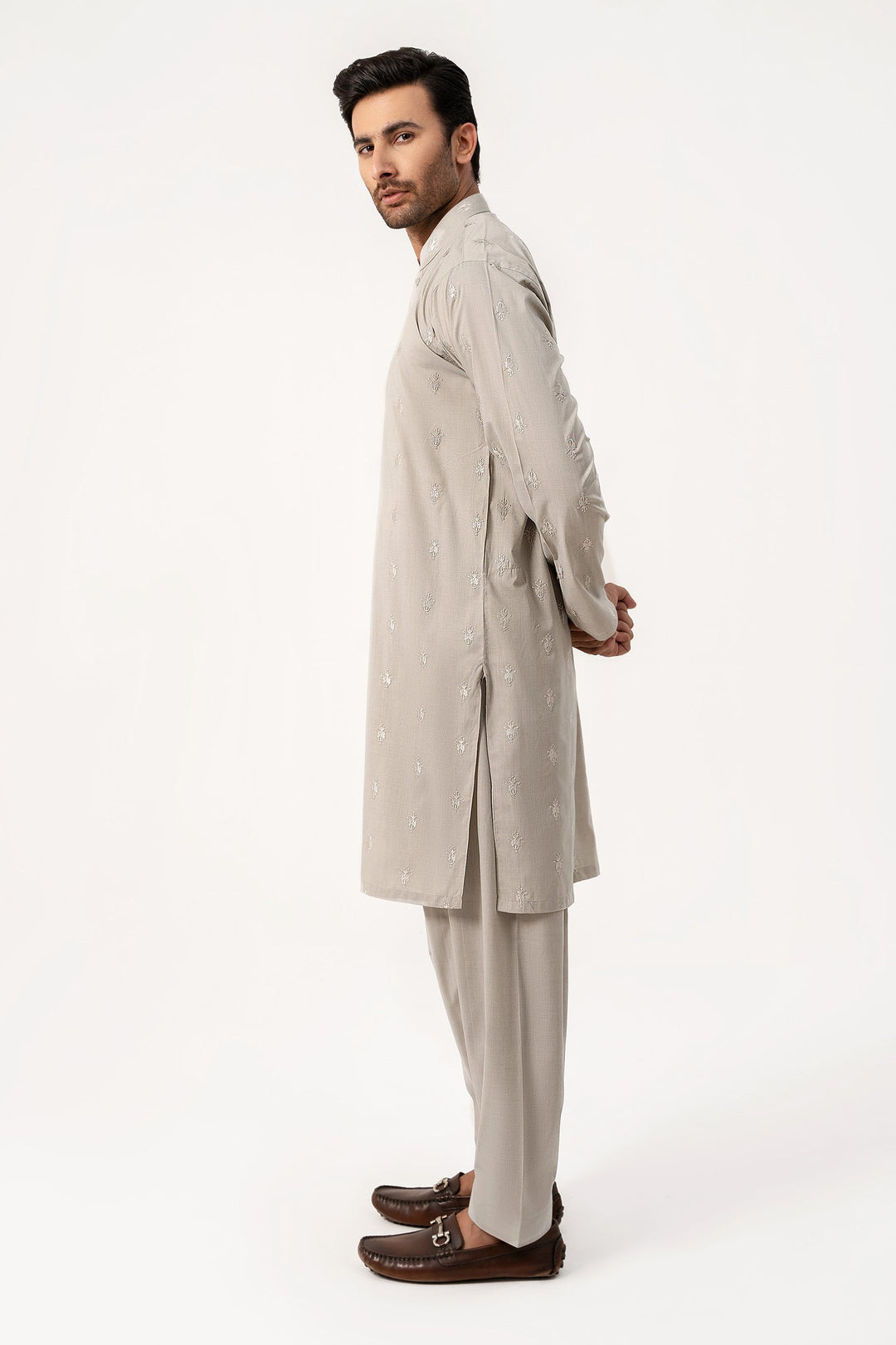 Takhleeq Embroidered Collection Light Grey 2991-2