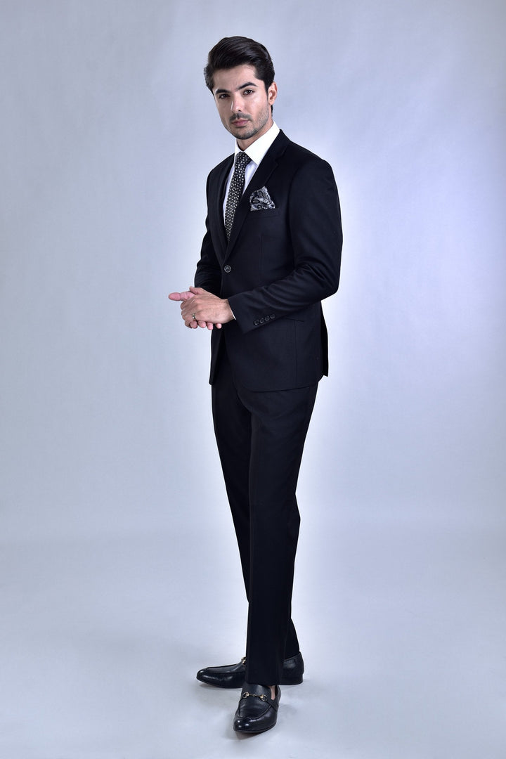 Black Plain Suit